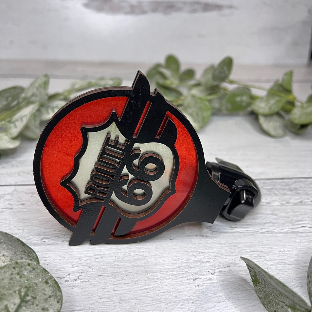 Route 66 Night Light Plug In Wall Vintage Retro Road Trip Decor Handcafted - Picture 5 of 8